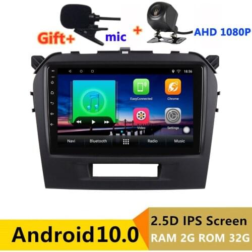Android 10 Car DVD Multimedia Player GPS For Suzuki Grand Vitara 2014 2015 2016 2017 audio auto radio stereo navigation