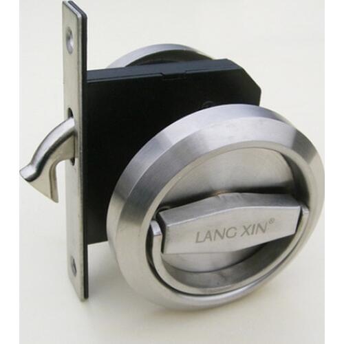 Door Decoration Stainless Steel 304 Door Pocket Lock For Sliding Folding Doors