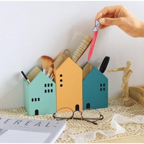 HUALIWEN Wooden Pen Holders