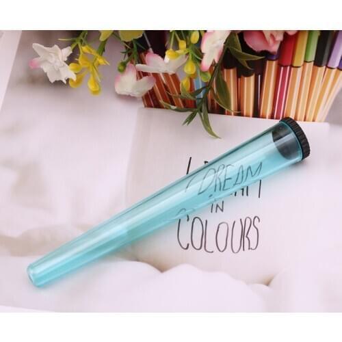 Cone Cigarette Storage Air Tight Tube Hard Plastic Pill Smoking Rolling Holder