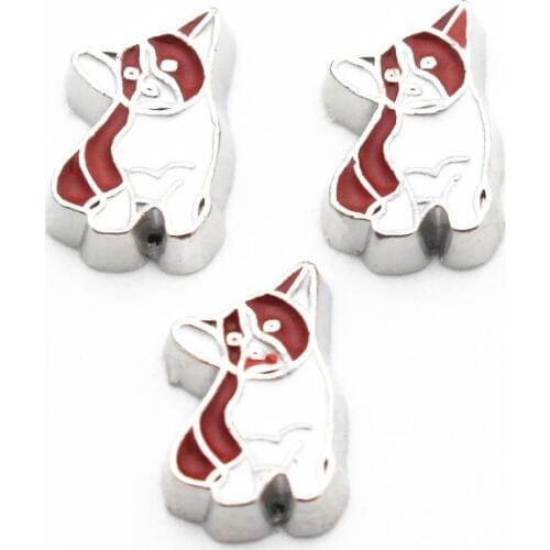 Hot selling 10pcs/lot Cute dog floating charms living glass memory lockets diy Accessory charms jewelry