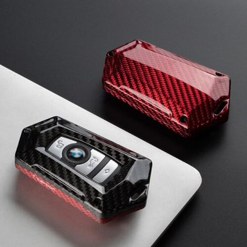 Car modification Real Carbon Fiber Remote Key Fob Car key Case For BMW X3 F25 X4 F26 F1 F10 F20 F22 F30 F31 F34 F32 F07 F12 F01