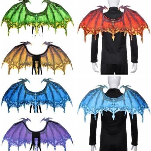 2020 New Non-woven Dragon Wing Adult Unisex Halloween Cosplay Costumes Party Role Play Wing Props Costume Decoration