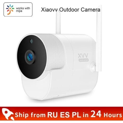 Newest Xiaovv Outdoor 150° Wide Angle Camera Surveillance Camera Wireless WIFI High-definition Night vision Work With MiHome app