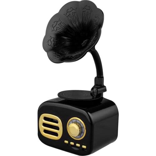 New Home Speakers Retro Bluetooth Gramophone Speaker Portable Mini Retro Wireless Speaker Hq-sound Speakers Music Player