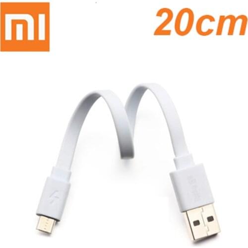 Original xiaomi powerbank cable 20CM Micro USB Fast Charging Data Cable For Powerbank Cable short cable for phone huawei Samsung