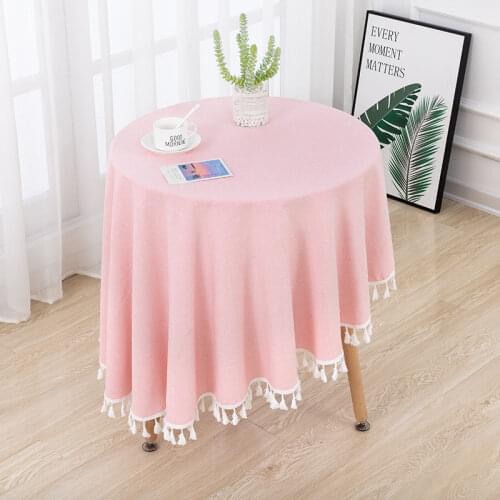 Solid Dinning Table Cover Red Table Cloth Rectangular Tablecloth for Wedding Party Hotel Gray Pink Green Table Covers Decor