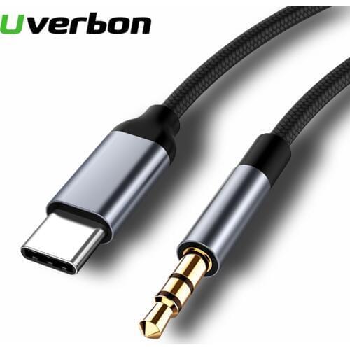 USB C to 3.5mm AUX Headphones Type C 3.5 Jack Adapter For Huawei Mate 20 Pro P30 Oneplus 7 pro Xiaomi Mi 6 8 9 SE Audio Cable