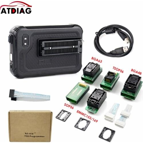 XGecu T56 Programmer 56 Pin Drivers ISP Support 20000+ ICs for PIC/NAND Flash/EMMC TSOP48/TSOP56/BGA48/63/64/100/153/162/169/221