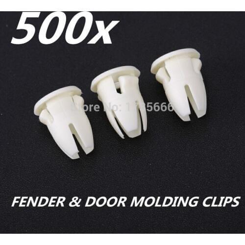 500PCS FENDER & DOOR MOLDING CLIPS 0019882081 FIT FOR MERCEDES BENZ C230 S430/S500 S600 W124 W203 W209 W210
