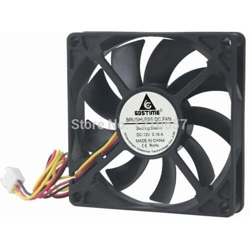 20 Pieces LOT Gdstime Motor 8015s 80mm 80x15mm DC 12V 3Pin Brushless Cooling Cooler Fan 8cm