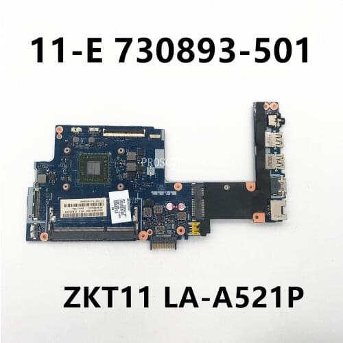 Free shipping For 11-E 11-e001AU Laptop motherboard 730893-501 730893-001 730893-601 ZKT11 LA-A521P A4-1250 CPU 100%working well