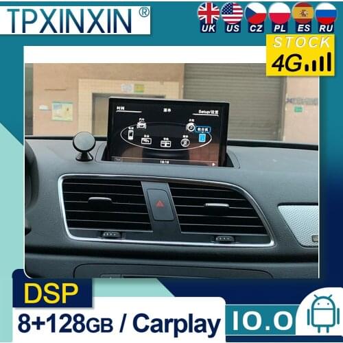 For Audi Q3 2013-2018 Android 10 Car Stereo Car Radio with Screen Car GPS Navigation Tape Recorder Head Unit