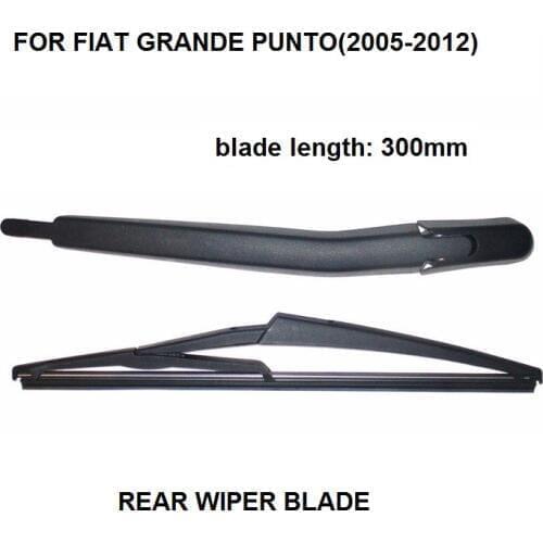 Car Accessories For FIAT GRANDE PUNTO MK3 REAR WINDSCREEN WIPER ARM AND BLADE SET NEW 2005-2012, 300MM BLADE