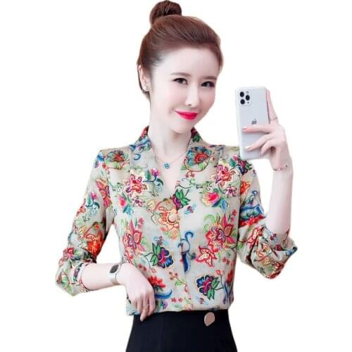 Huapang-Lsl Women's Printed Shirts