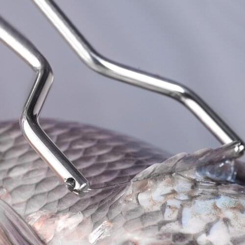 Stainless Steel Fish Scales Remover Easily Remove Fish Scales Cleaning Brush Scraper Kitchen Tool Seafood Tools Kitchen Gadgets