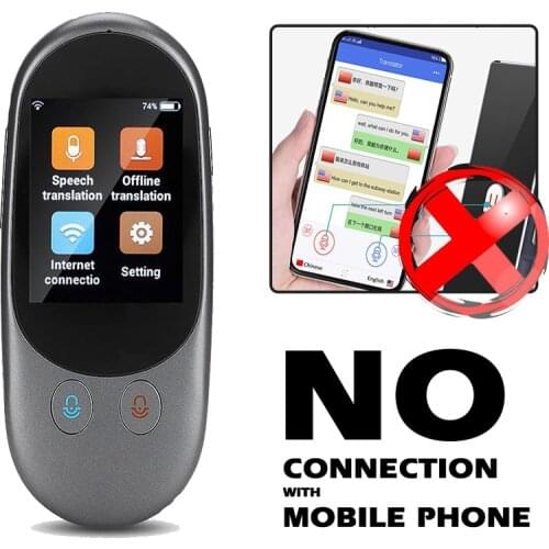 F1 Camera 2.4 Inch Screen Real Time Instant Two-Way 65 Languages Translation Portable Multi Languages Offline Voice Translator