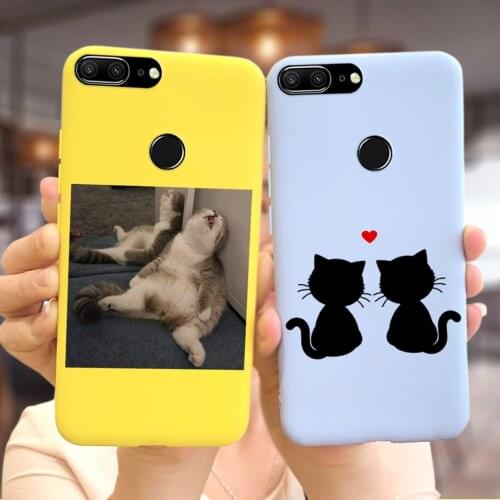 Cute Cartoon Cover For Huawei Honor 9 Litte Case Honor9 Lite Soft Silicone Fundas For Honor 9 Lite 9Lite Phone Cases Shockproof