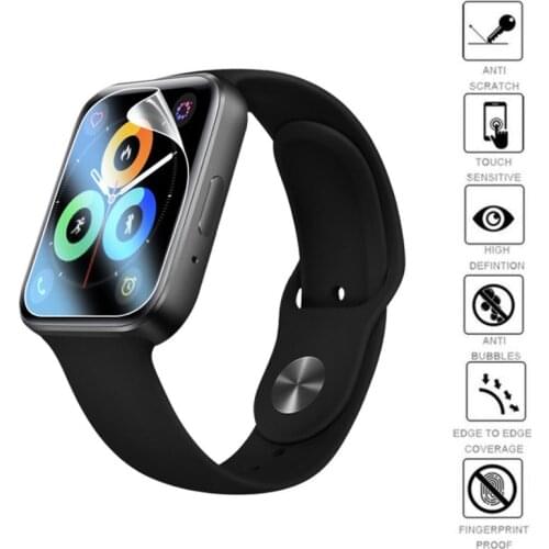 5pcs Soft TPU Clear Protective Film Smartwatch Guard For Meizu Smart Watch Full Display Screen Protector Cover Protection