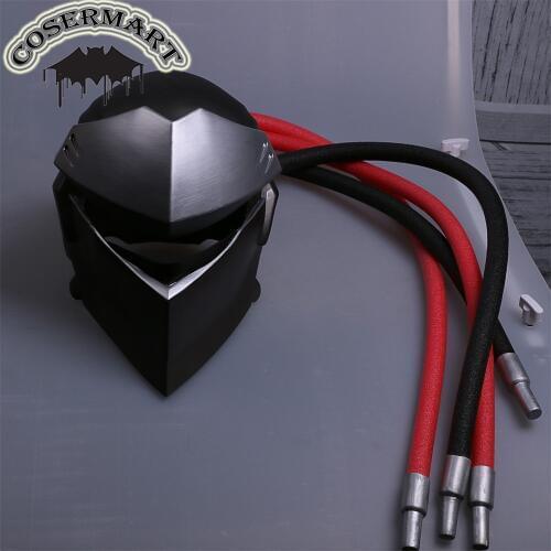 New Over and watch Genji-Blackwatch Mask Nick Cosplay Costumes PVC OW Helmet Game Halloween Party Prop