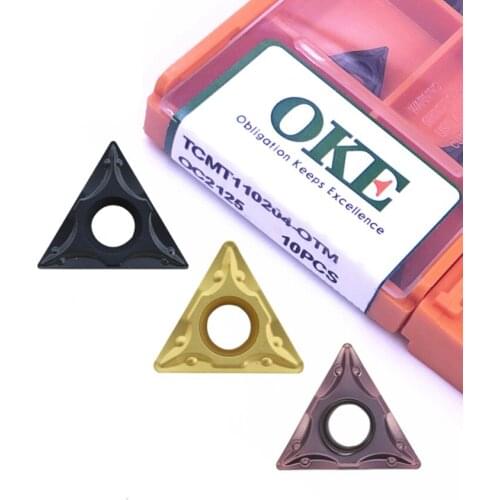 OKE TCMT110204-OTM OP1215 OP1315 OC2025 OC2125 OC2115 / TCMT110208-OTM OP1215 OP1315 OC2025 OC2125 OC2115 CNC carbide inserts