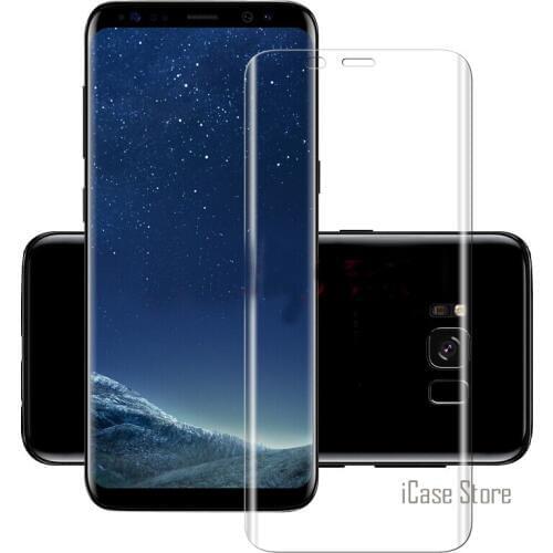 Full Coverage 3D Curved Tempered Glass Film For Samsung Galaxy S8 / S8 Plus 9H Front Protective Screen Protector