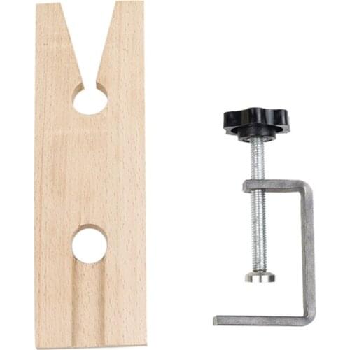 Jewelers Bench Pin Clamp V-Slot C-Clamp Mount On Table Workbench Jewelers Tools X4YA
