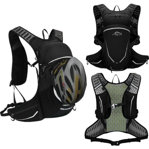 8L Running Bicycle Backpack Mens Women MTB M Bike Water Bag Nylon Cycling Hiking Camping Hydration Backpack
