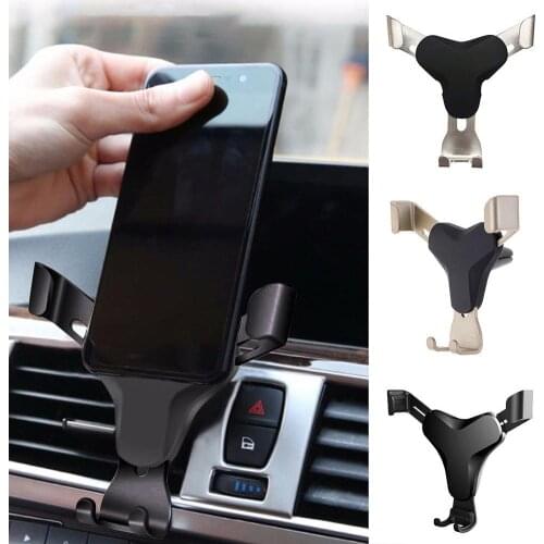 Universal Gravity Car Air Vent Mount Bracket Mobile Phone Stand Holder Cradle