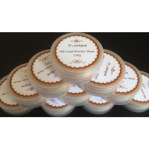 The high-end custom 18K gold powder mask ageless moisturizing whitening anti wrinkle firming anti-aging wrinkle