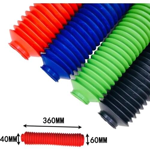 Yecnecty 2X Universal Motorcycle Front Fork Protector Anti Dust Covers Gaiters Boots For YZF KXF RMZ DRZ KTM KLX 250 450R EXC300