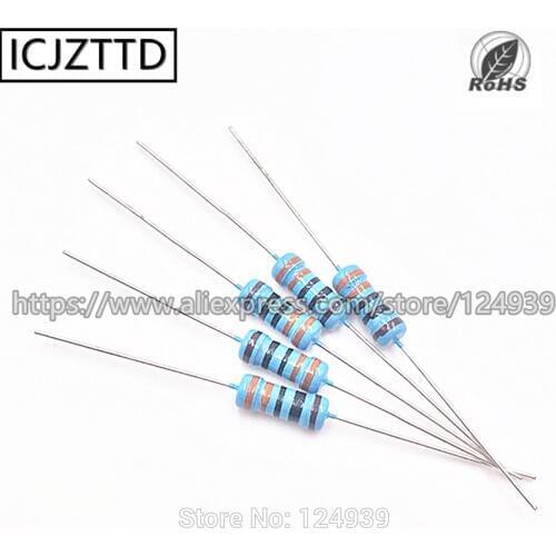 10pcs 0.5W 1% 1/2W 1% 1W 1% Mental Film Resistor 1M 1.0M 1.2M 1M2 1.5M 1M5 1.8M 1M8 2M 2.0M 2M2 2.4M 2M4 2.7M 2M7 3M 3.0M 3M0