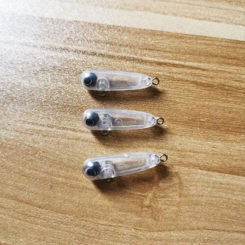 20pcs 2.1g/3cm Sinking Unpainted Pencil Lures Blank Nude Baits Pencil Minnow Bait Unpainted Lure Bodies Fishing Bait