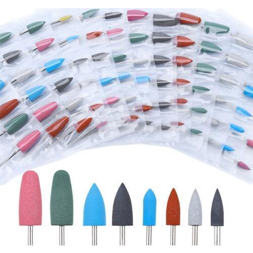 2019 Time-limited Pose Lynn Silica Gel Nail Polishing Head Suit Special Grinding Brush Tool Machine 6 Pack