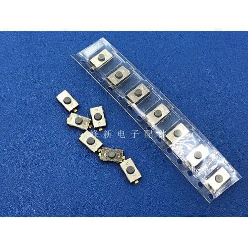 5Pcs KSR223G France 3*6*2.5 Waterproof and Dust Push-off Normally Closed Silicone Patch 2 Foot Touch Switch Button