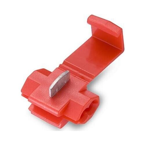 50Pcs Red Scotch Lock Crimp Terminals For Car Electrical Cable Connectors Fast Quick Splice Lock Wire Terminals Crimp