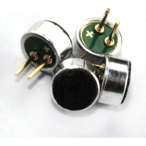 6*2.2mm Microphone Capacitive Electret Microphones Pick Up Sensitivity Electret Condenser 6mmx2.2mm Loudspeaker Mic For Arduino