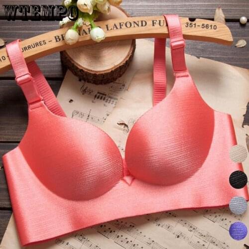 Push Bra for Women Seamless Sexy Bras Plus Size Wireless Soft Underwear Female Large Gather Brassiere High Quality Girl Lingerie