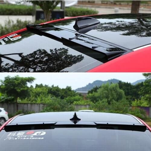 CEYUSOT FOR RS Style Roof Spoiler Mazda 3 Mazda3 14-18 High Quality ABS Material Color Wing Tail Spoiler Accessories Decoration