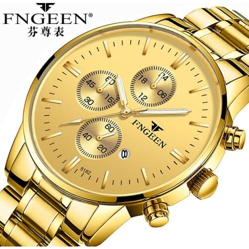 FNGEEN Relogio Masculino Men Watches Luxury Famous Top Brand Mens Fashion Casual Dress Watch Military Quartz Wristwatches Saat
