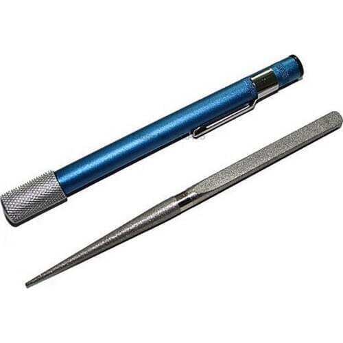 By dhl 200pcs high quality Outdoor Sharpener Knife Sharpener Pen Hook Multipurpose For Kitchen Sharpener Tool Camping