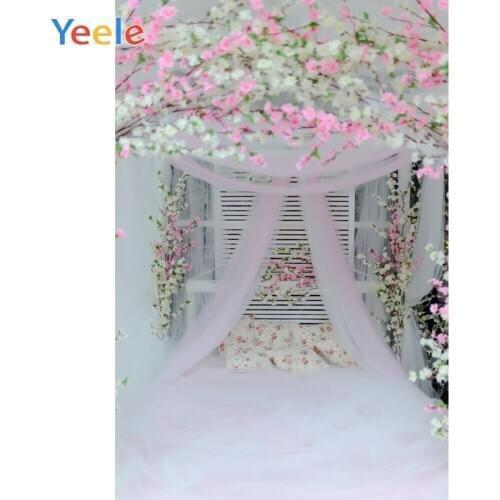 Yeele Wedding Party Photocall Flowers Curtain Decor Photography Backdrops Personalized Photographic Backgrounds For Photo Studio