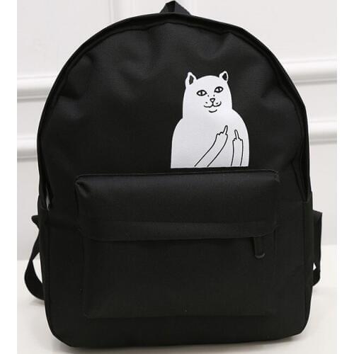 2018 Hot Womens College Wind canvas Shoulders backpack