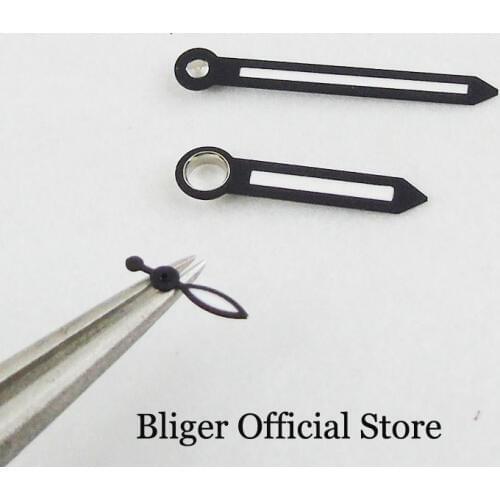 High Quality Black Watch Hand Watch Needles Fit ETA 6497 6498 Hand Winding Movement