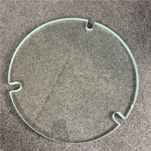 Custom-made non-standard tempered glass window high temperature resistant industrial observation window transparent camera glass