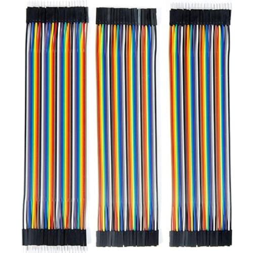 Male To Male Female To Male Female To Female 10-40cm Color Ribbon Dupont Cable 40pin Cable Jumper Wire for DIY Kit