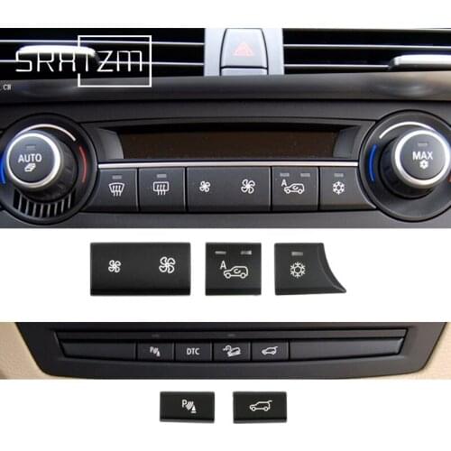 Dashboard Air Vent Grille Clips Ac Ventilation Volume Trunk Switch Button For Bmw X5 X6 E70 E71 E72 2007-2014
