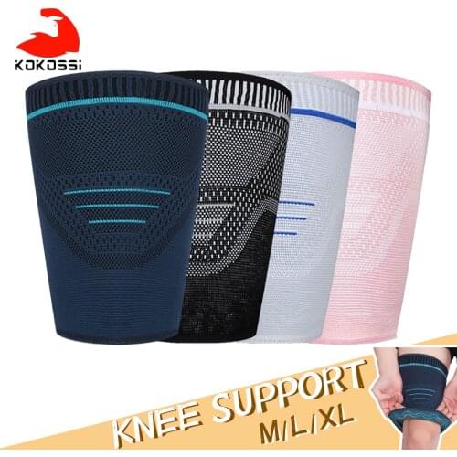 KoKossi 1PCS Thigh Sports Guard Knee Support Outdoor Gym Fitness Equipment Sport Safety Football Basketball Fitness Leggings leg