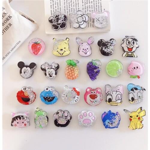 Cute cartoon airbag bracket universal mobile phone seat bracket extension bracket and iPhone XR Samsung mobile phone