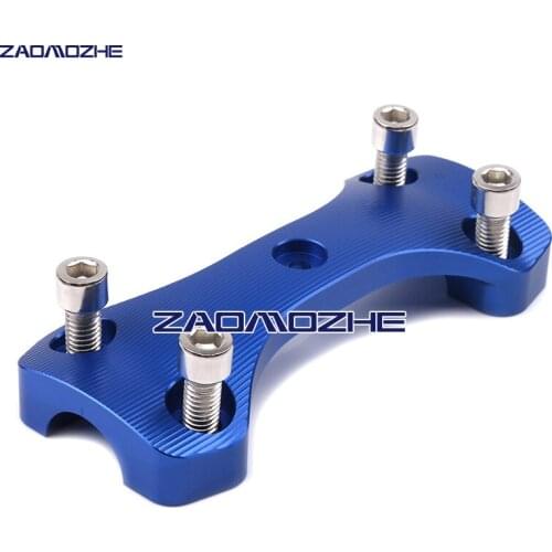 Motorcycle CNC Handlebar Fat Handle Bar Riser Mount Clamp Top Cover For BMW G310R 2017 2018 2019